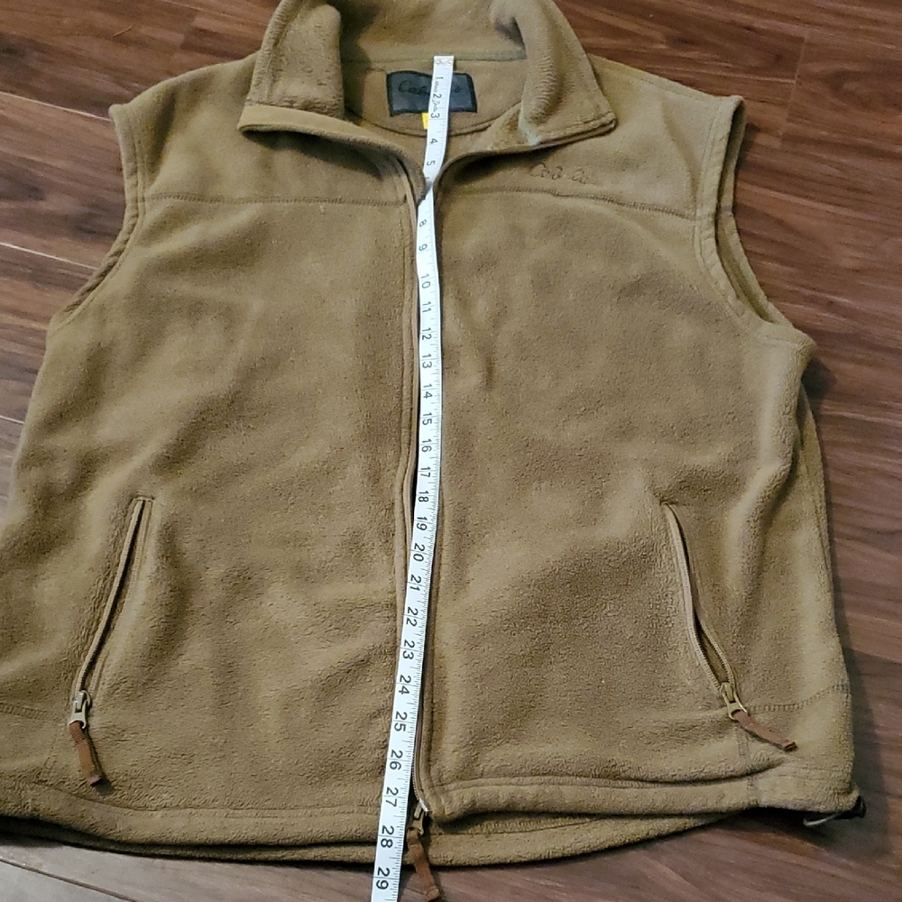 Cabela's Men's Brown Fleece Vest - Picture 5 of 13